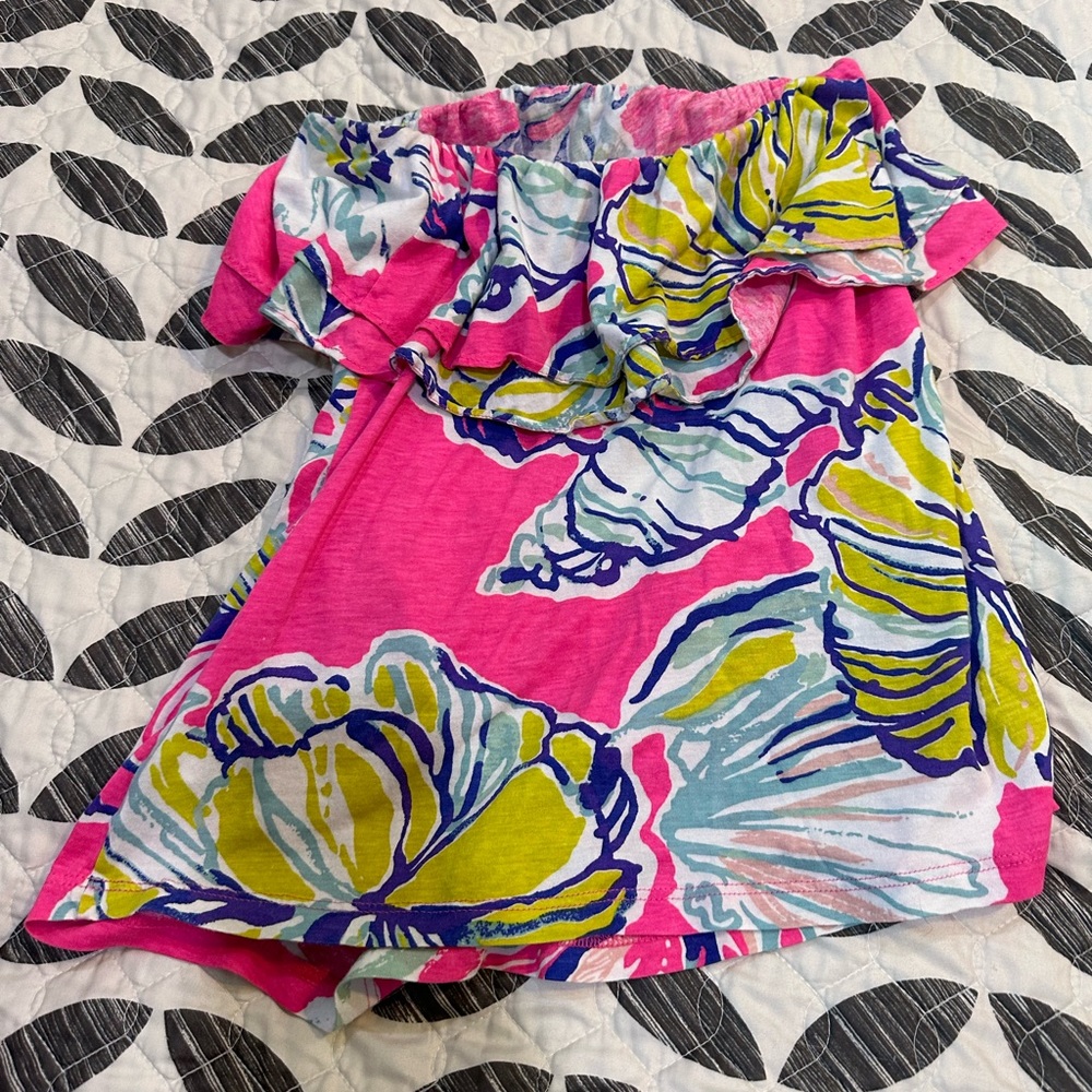 Lilly Pulitzer strapless top